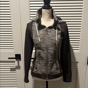 Obermeyer Women's Brown and Gray Teddy Jacket